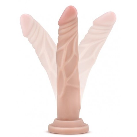 Телесный фаллоимитатор 7.5 Inch Silicone Dildo - 19 см.