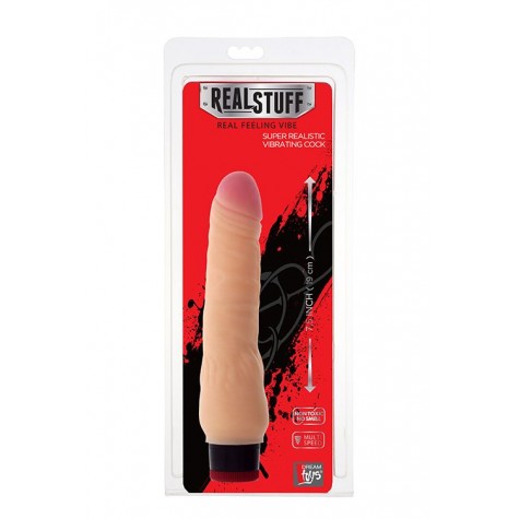 Вибратор реалистичной формы REALSTUFF 8INCH VIBRATOR - 19 см.